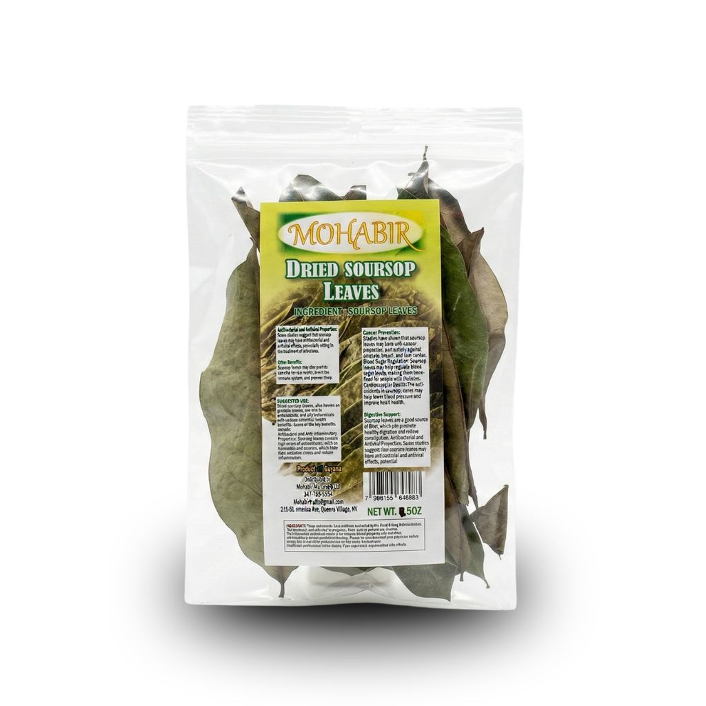 Dried Soursop Leaves - Mohabir
