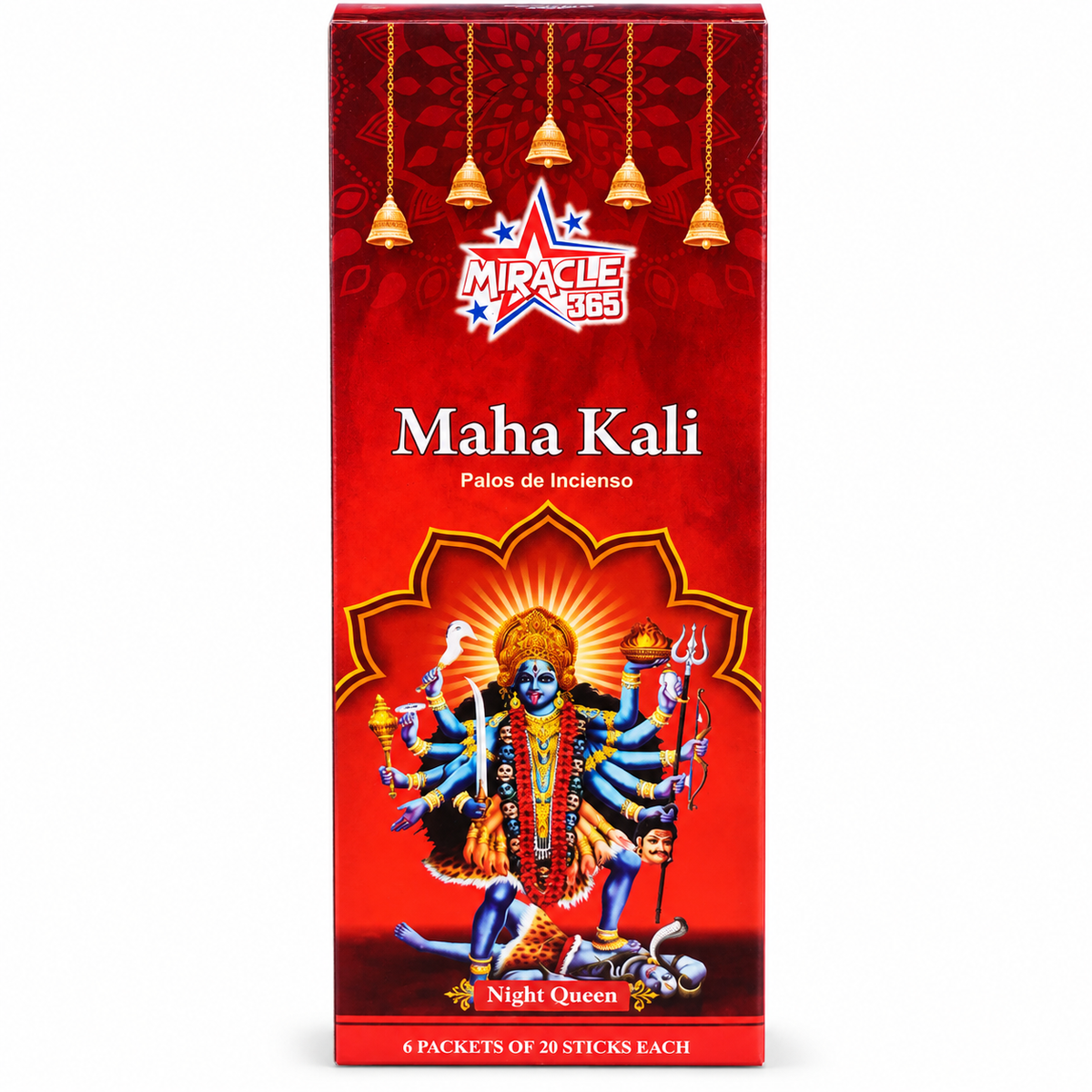 Miracle 365 Maha Kali incense edited packaging