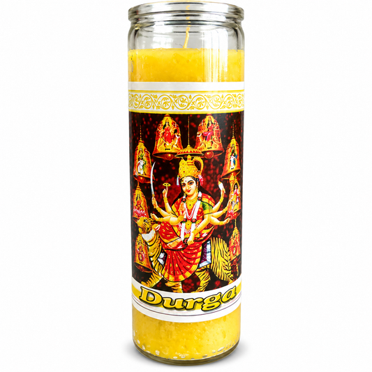 Durga devotional candle