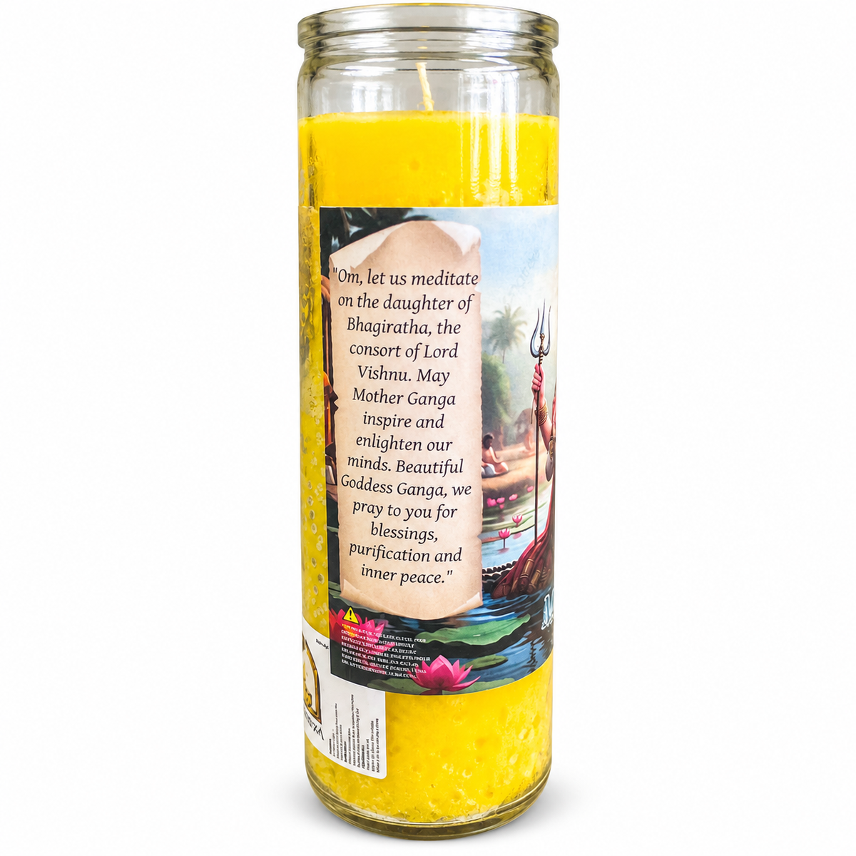 Maa Ganga devotional candle alternate view